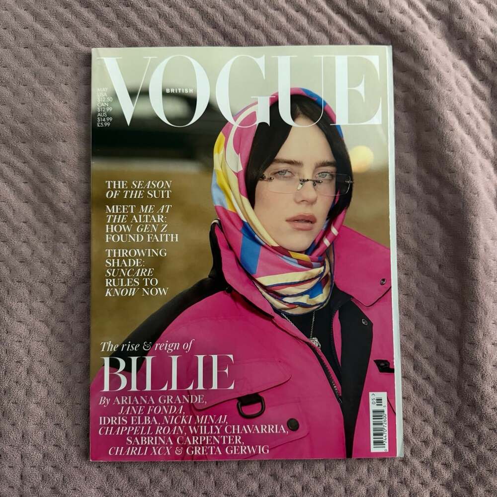British Vogue Billie Eilish Magazine May 2025